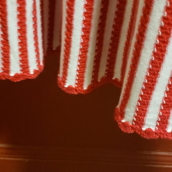 ASHRO LONG SLEEVE RED *WHITE DRESS SZ 2X - Picture 5 of 8